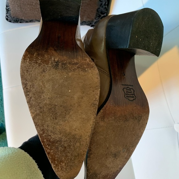 Leather Cowboy boots Sz 5 - Picture 6 of 6